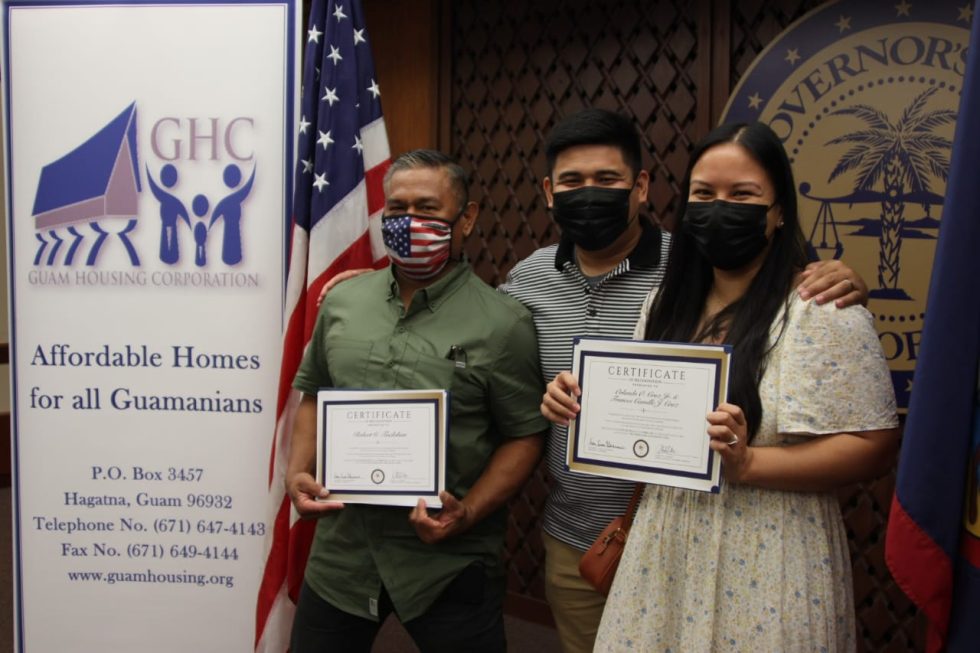 Leon GuerreroTenorio Administration Assists 15 First Time Homeowners