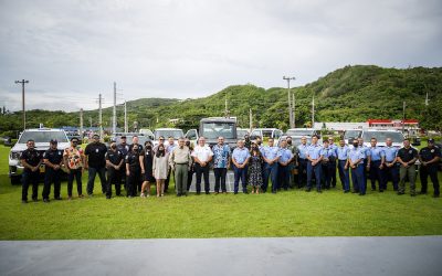 Leon Guerrero-Tenorio Administration Presents 11 New Public Safety Vehicles