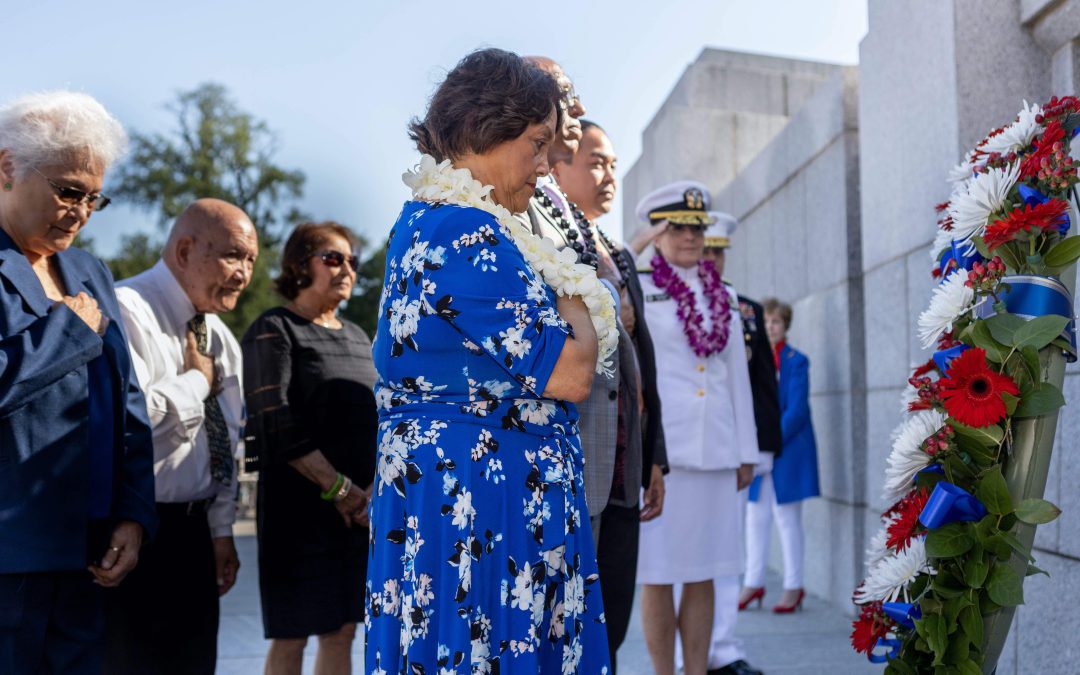 Governor Leon Guerrero Lays Guam Liberation Wreath at Washington DC