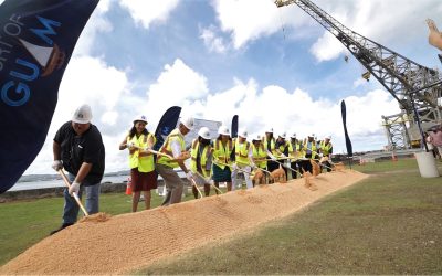 Leon Guerrero-Tenorio Administrations Breaks Ground on Hotel Wharf