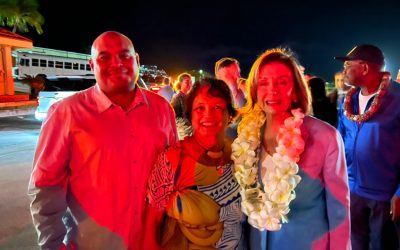 Governor Leon Guerrero Welcomes Speaker Pelosi 