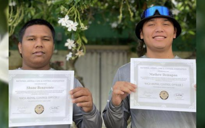 DOAG Officers Earn National Animal Control Certification