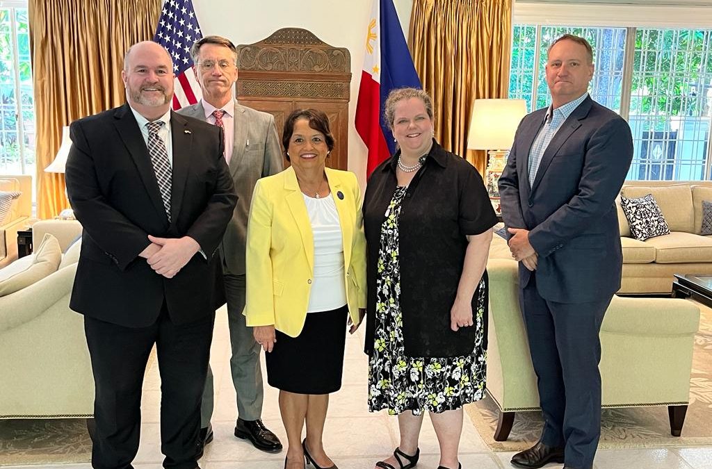 Photo: Governor Lou Leon Guerrero and US Chargé d’Affaires Heather C. Variava with Consul General Mark McGovern and other Embassy USG Representatives