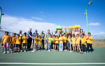 Leon Guerrero-Tenorio Administration Unveils New Playground in Talo’fo’fo’